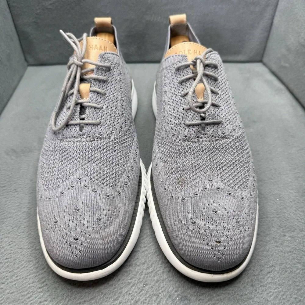 Cole Haan 2.Zerogrand Stitchlite Oxford Mens 10M Gray Knit Grand.OS